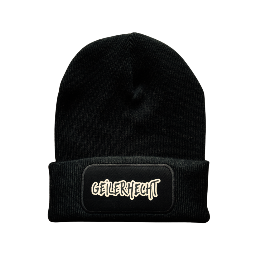 Beanie Schwarz GeilerHecht
