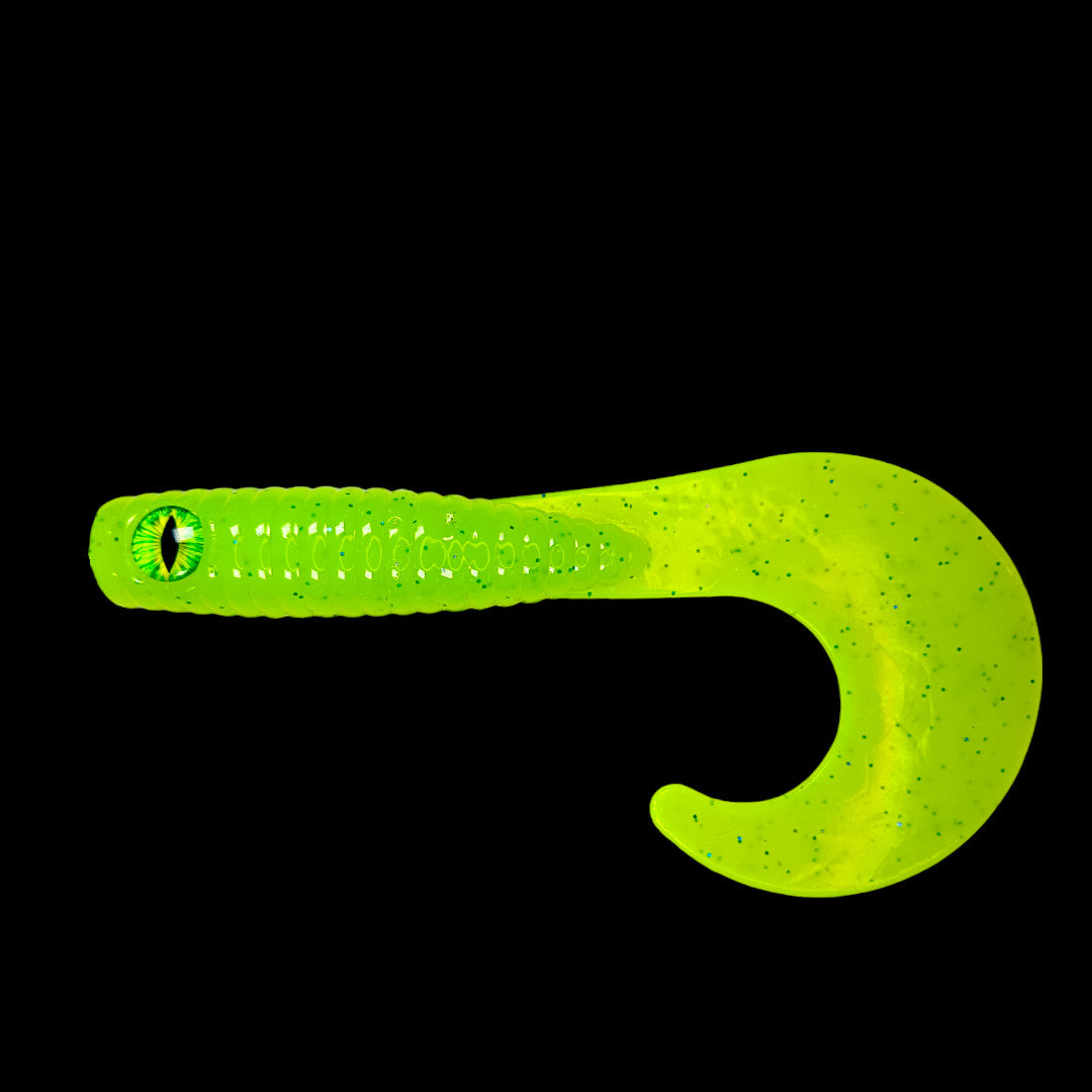 Twister 'BigMama' 25-30cm / fluo chartreuse / 1 St.