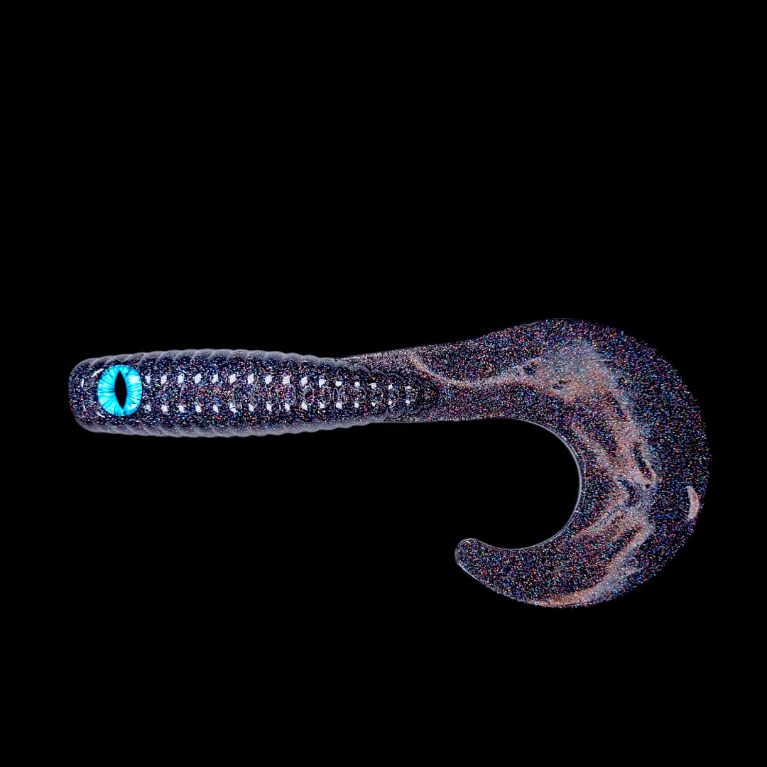 Twister 'BigMama' 25-30cm / shiny black / 1 St.