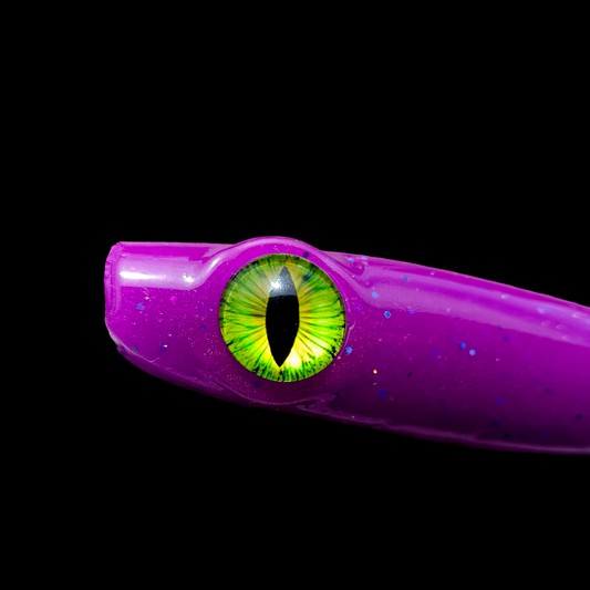 Gummifisch 'GeilerHecht' 24cm / deep purple / 1 St.