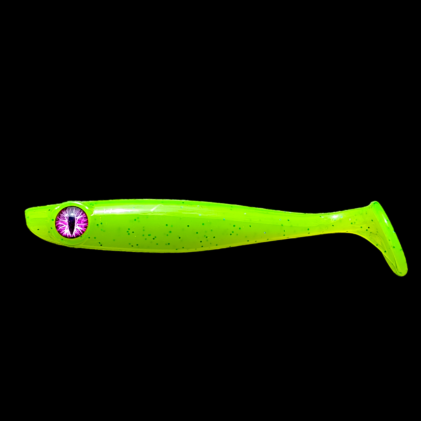 Gummifisch 'GeilerHecht' 24cm / fluo chartreuse / 1 St.