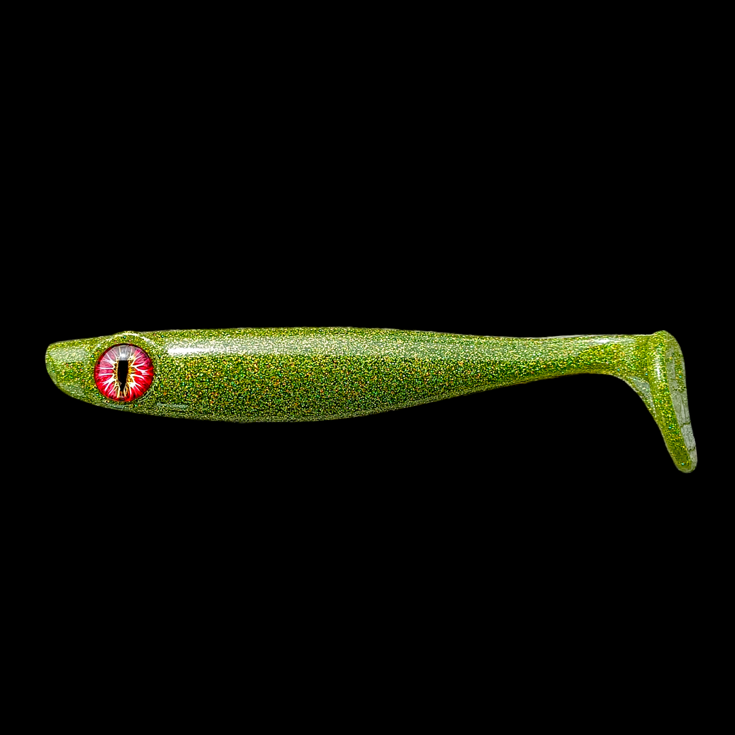 Gummifisch 'GeilerHecht' 24cm / shiny green / 1 St.