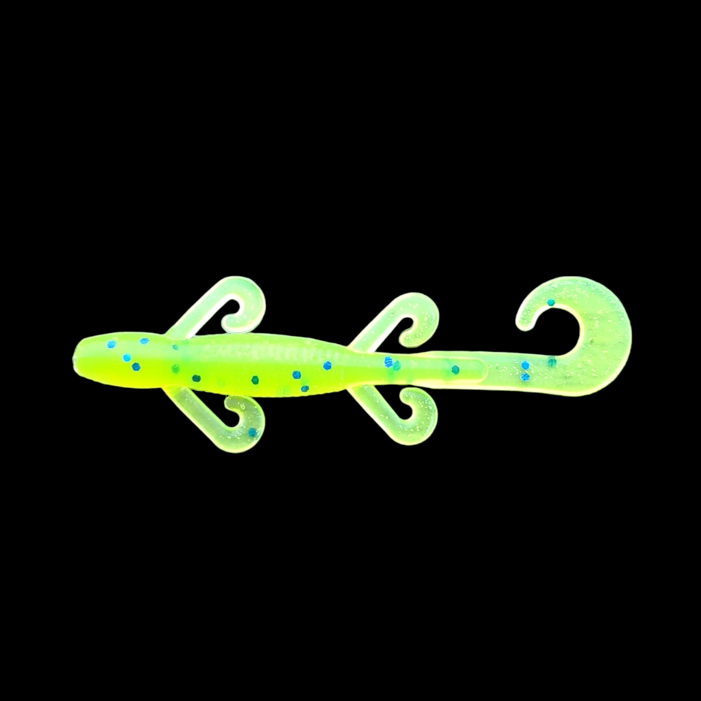Gummiköder sMolch 7cm / flou chartreuse / 2 St.