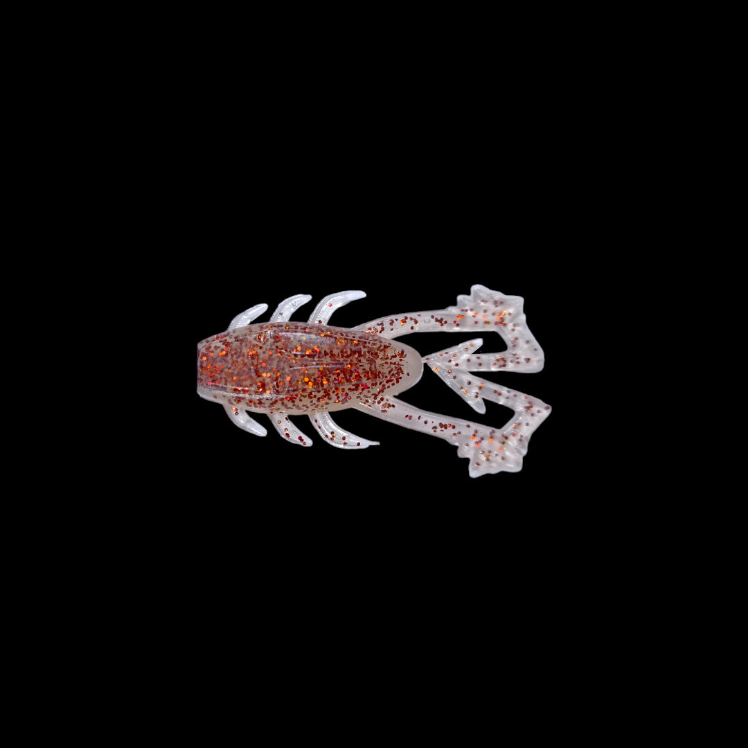 Gummiköder Tick 4,5cm / pearly cinnamon / 2 St.