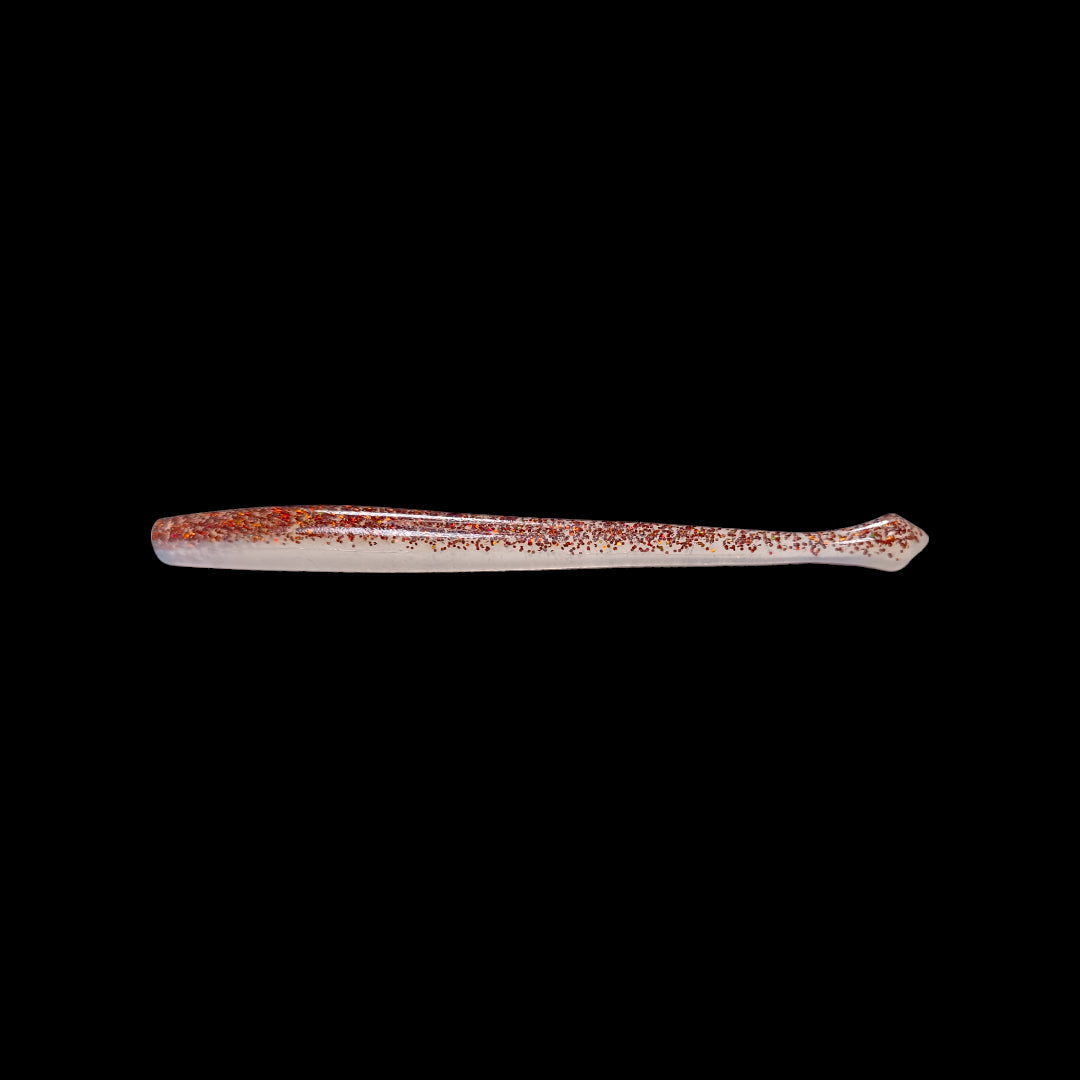 Gummiwurm "Schnodder" 11cm / pearly cinnamon / 2 St.