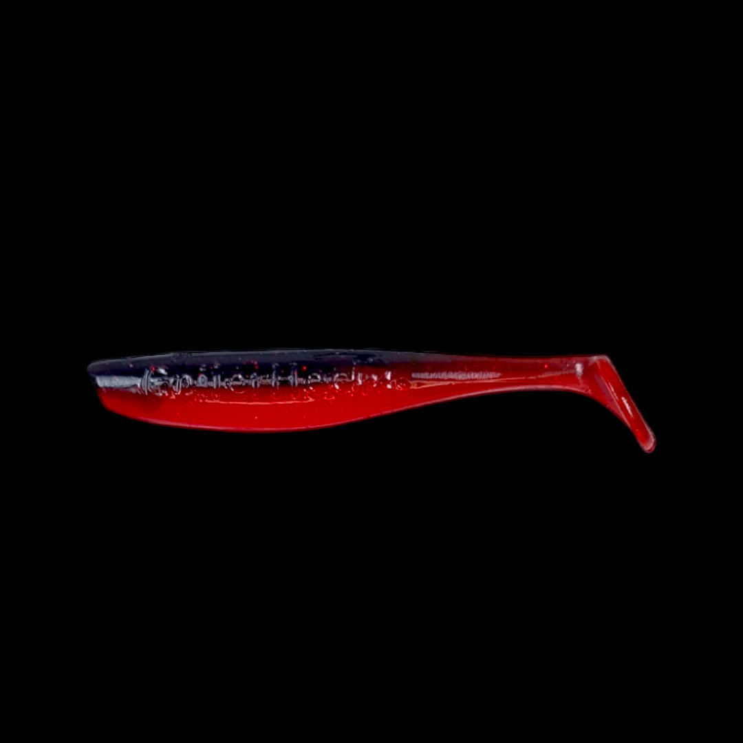 Gummifisch 'GeilerHecht' 12cm /hellfire/ 2 St.