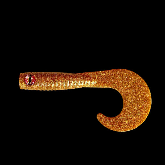 Twister 'BigMama' 25-30cm / shiny gold / 1 St.