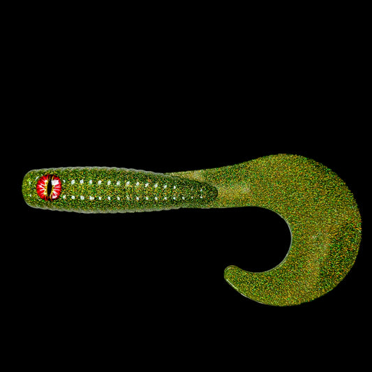 Twister 'BigMama' 25-30cm / shiny green / 1 St.