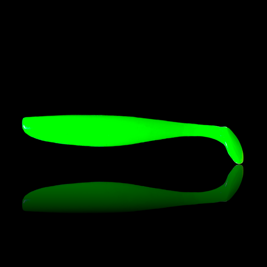 Gummifisch 'GeilerHecht' 12cm / grün / 2 St.