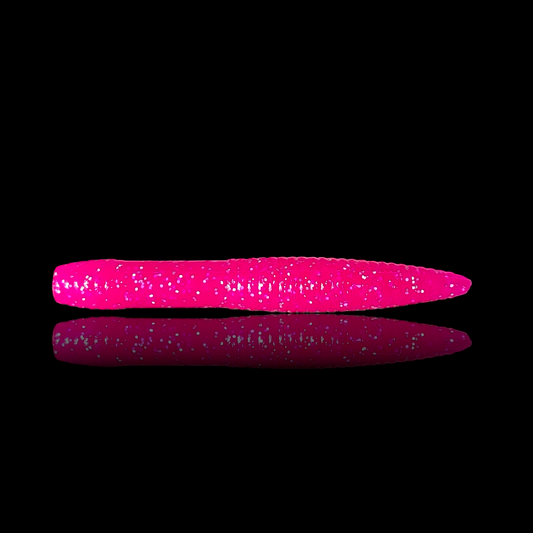Wurm "Willi" 6cm / pink / 2 St.