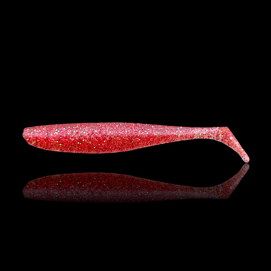 Gummifisch 'GeilerHecht' 15cm / shiny red / 2 St.