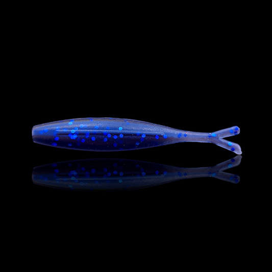 Gummifisch 'Fisch' 6,5cm / blauschwarz / 2 St.