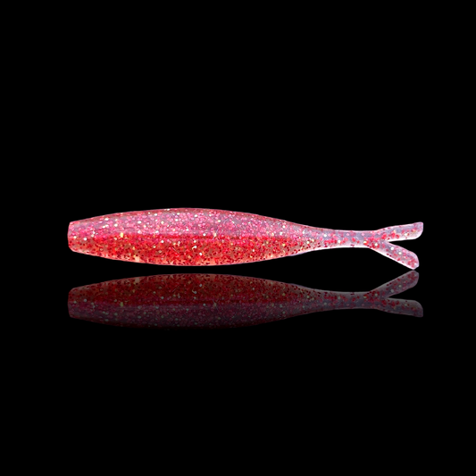 Gummifisch 'Fisch' 6,5cm / shiny red / 2 St.